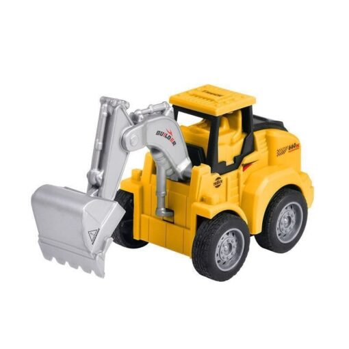 Press Construction Toy Car Model Vehicle Excavator Toys Children Toys for Kids Gift - Image 8