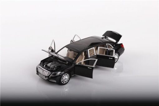 XLG 1:24 Diecast Metal Model Cars Light Pullback Scale Model Cars (Mercedes Maybach S650 | M923T-1) - Image 2