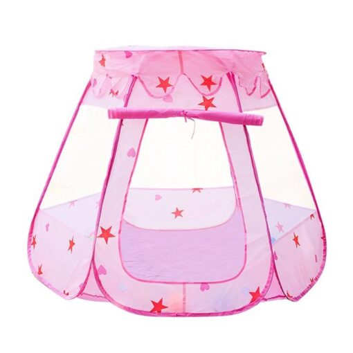 Pink Star Pop-Up Tent  (Absorted Colour And Prints)