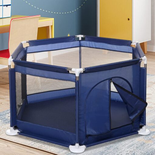 safety fence blue