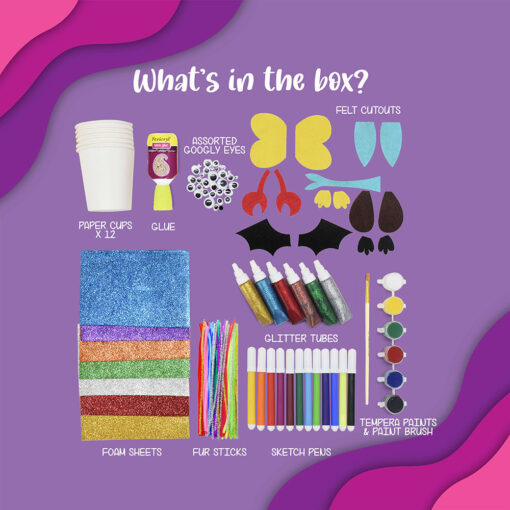 Kalakaram Paper Cup Craft Kit - Image 2