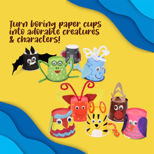 Kalakaram Paper Cup Craft Kit - Image 4