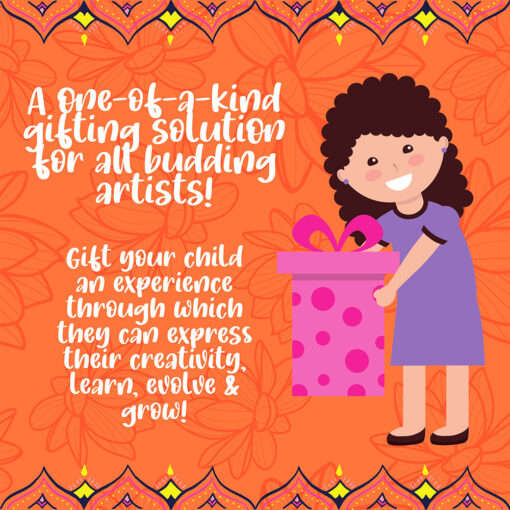 Kalakaram Pichwai Art on a Plate DIY Activity Box Painting kit - Image 6