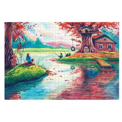 Frank By the Lake 1000 Pcs Puzzle 34018 - Image 2
