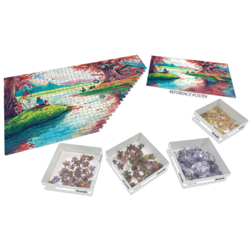 Frank By the Lake 1000 Pcs Puzzle 34018 - Image 3