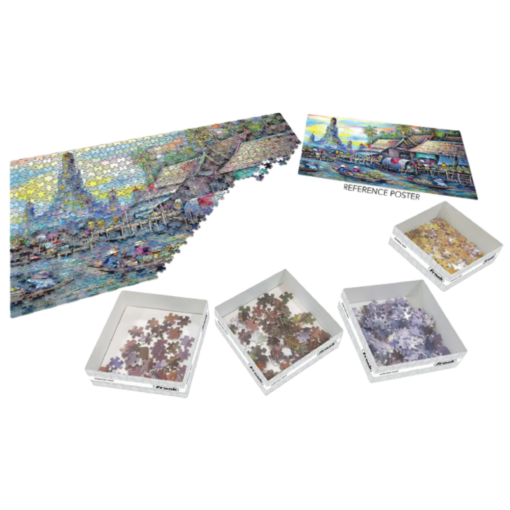 Frank Floating Market 1000 Pcs Puzzle 34019 - Image 3