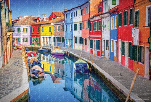 Frank Burano, Venice, Italy Puzzle 1000 Pcs 34016 - Image 2