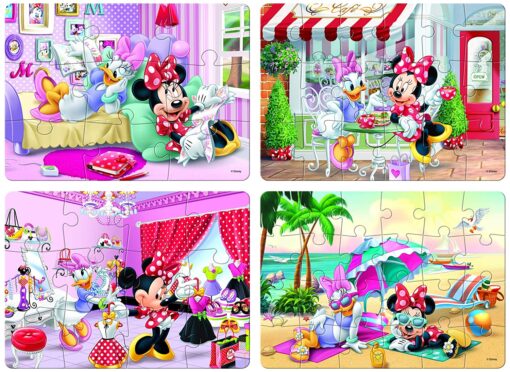 Frank Minnie Mouse 4 in 1 Puzzle - Image 2