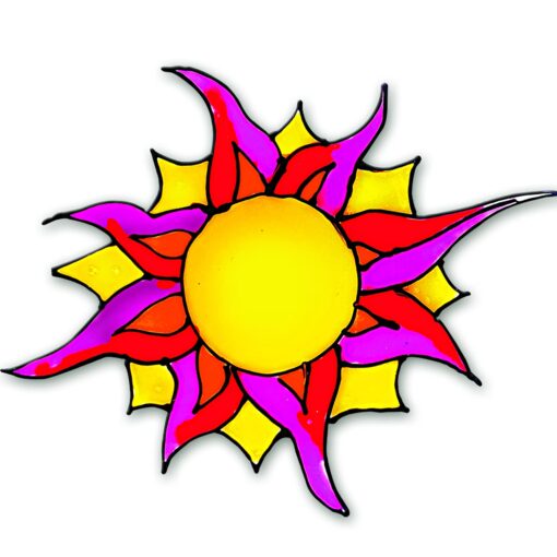Toykraftt Glass Painted Window Suncatchers - Image 6