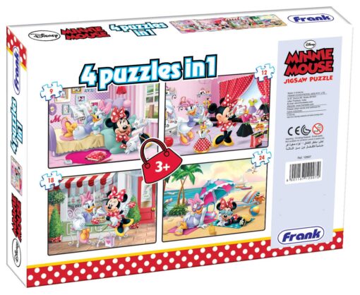 Frank Minnie Mouse 4 in 1 Puzzle - Image 4