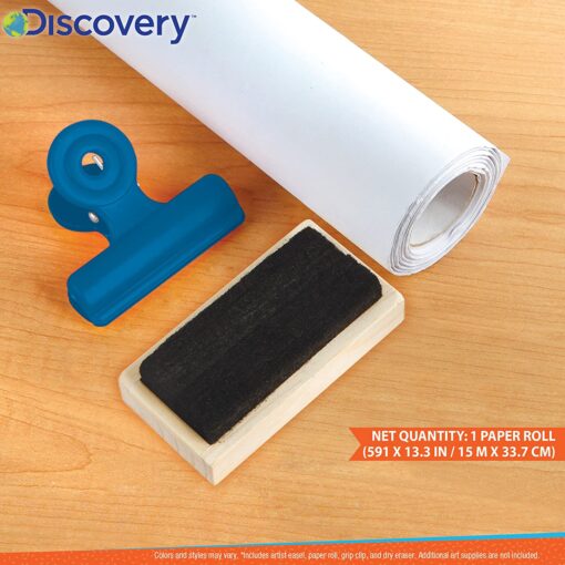 Discovery Kids Wooden 3 in 1 Tabletop Easel - Image 5