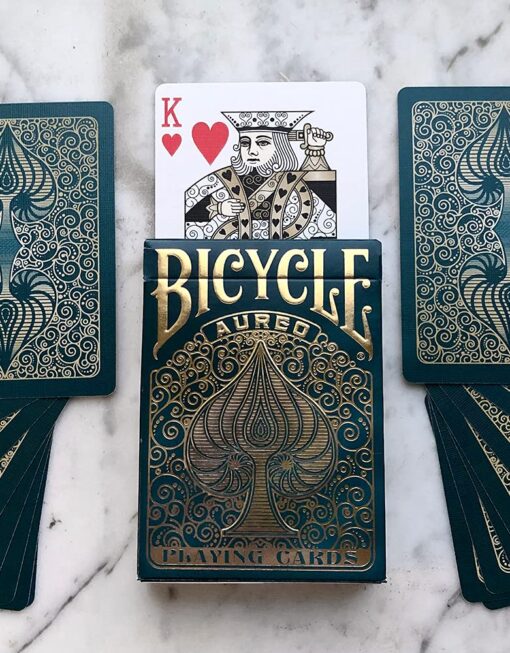 Bicycle Aureo Playing Cards - Premium quality plastic playing cards for games Made In USA - Image 5