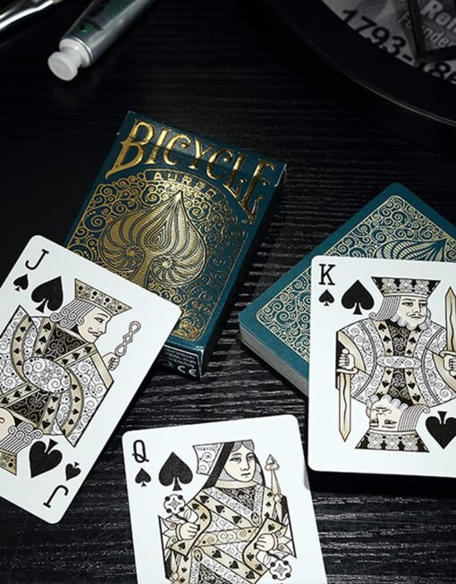 Bicycle Aureo Playing Cards - Premium quality plastic playing cards for games Made In USA - Image 9