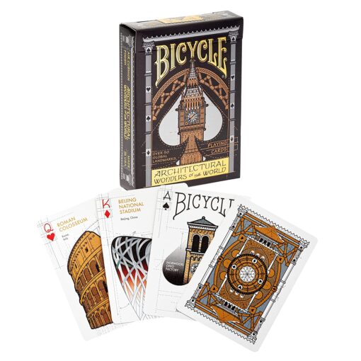 Bicycle Architectural Wonders of World Playing Cards