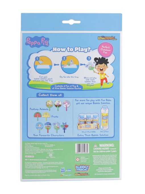 Bubble Magic Fan Bubs Peppa Pig - Image 7