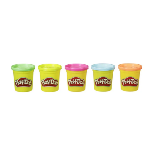 Playdoh 5 Tubs Neon colors - Image 2