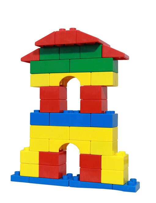 Peacock Kinder Blocks PVC Bag-75 Piece - Image 2