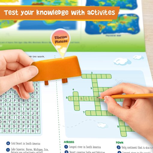 Imagimake Mapology Kit for Kids - Physical Features of World - Image 5
