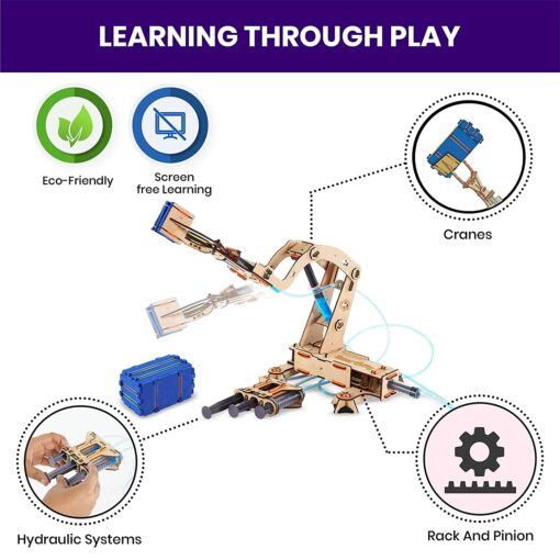 Smartivity Hydraulic Toy Crane for Kids and Infants - Image 2