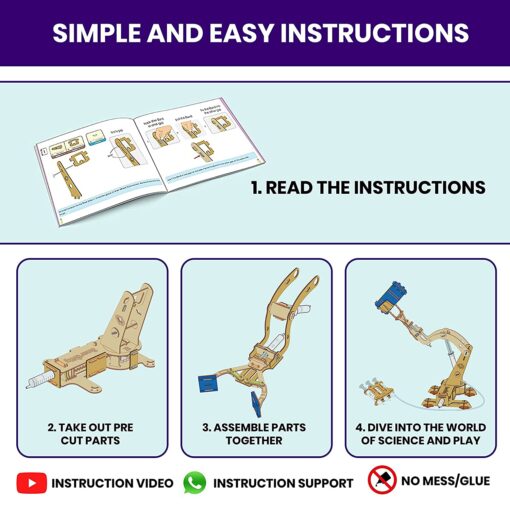 Smartivity Hydraulic Toy Crane for Kids and Infants - Image 4