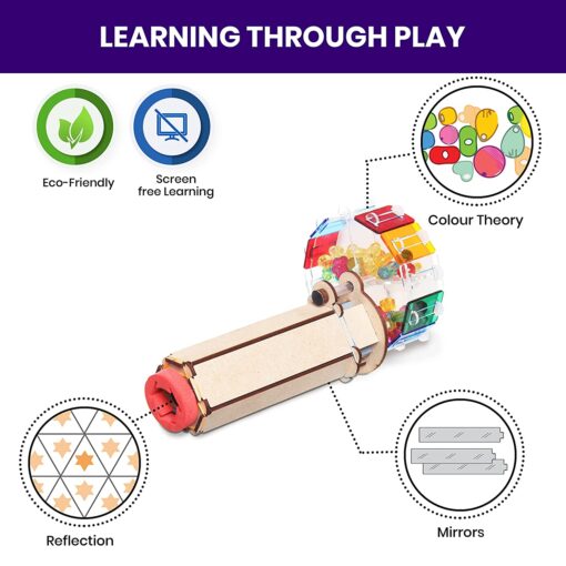 Smartivity Kaleidoscope Optics STEM Educational DIY Fun Toys for Kids - Image 2