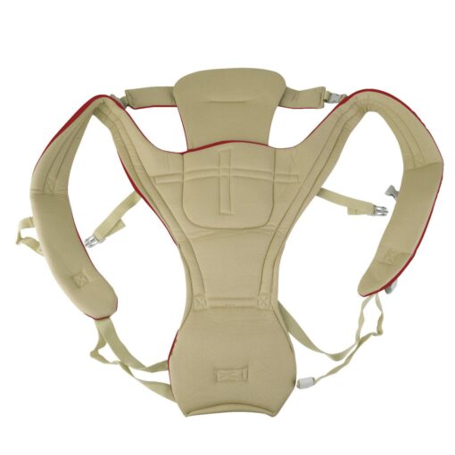 StarAndDaisy Multipurpose Strong Baby Carrier with Upgraded Breathable Air Fabric & Ergonomic Design Cushion Padding for Baby Comfort - Red - Image 5