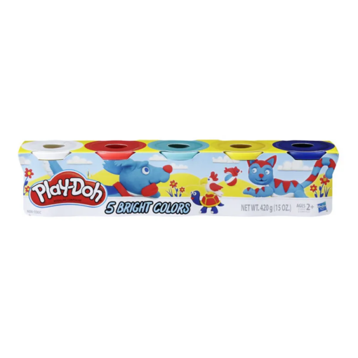 Playdoh 5 Tubs Bright colors