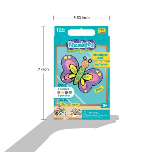 Imagimake Clay Stickers Butterfly - Image 6