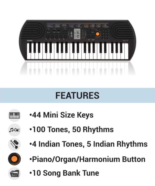 Casio Musical Keyboard SA-77 - Image 4