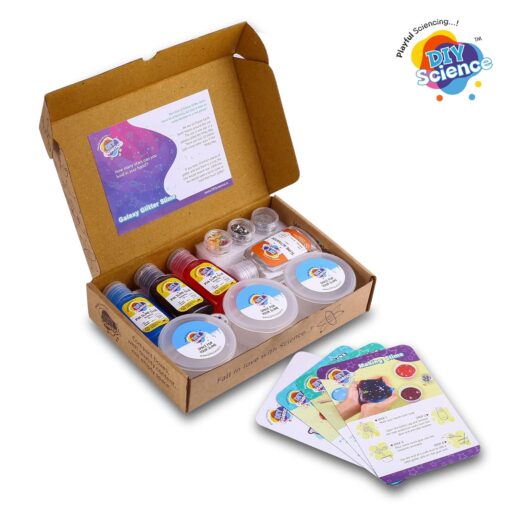 Diy Science Galaxy Glitter Slime Kit - Image 7
