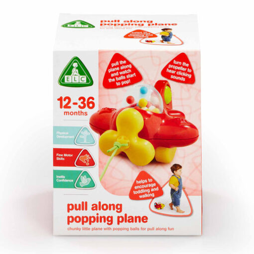 Elc Pull Along Popping Plane - Image 2