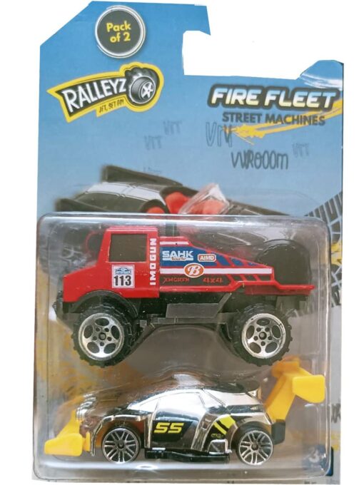 Ralleyz Fire Fleet Pack of 2 - Ignite Imaginative Firefighting Adventures