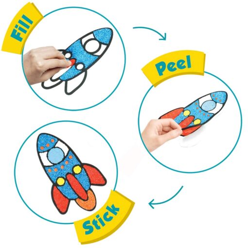 Imagimake Clay Stickers Rocket - Image 3