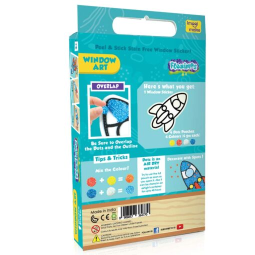 Imagimake Clay Stickers Rocket - Image 5