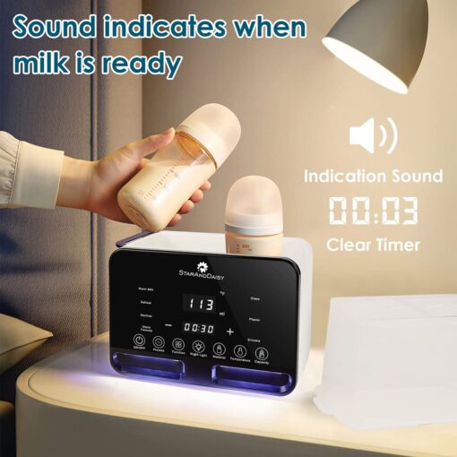 9-in-1 Baby Feeding Bottle Warmer and Sterilizer - Electric Baby Food, Water and Milk Heater - StarAndDaisy - Image 5