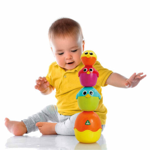 Elc Stacking Chicks - Easy to Grasp Eggs - Early Learning Centre Stacking Chicks - Image 3