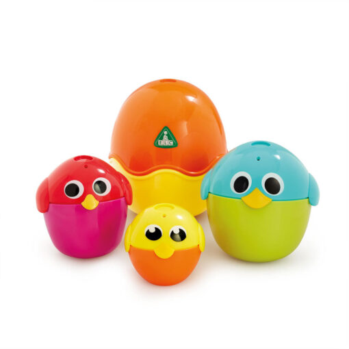 Elc Stacking Chicks - Easy to Grasp Eggs - Early Learning Centre Stacking Chicks - Image 4