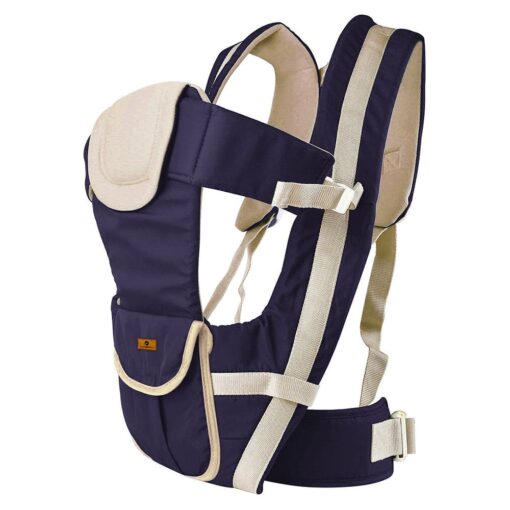StarAndDaisy Multipurpose Strong Baby Carrier with Upgraded Breathable Air Fabric & Ergonomic Design Cushion Padding for Baby Comfort - Blue - Image 3