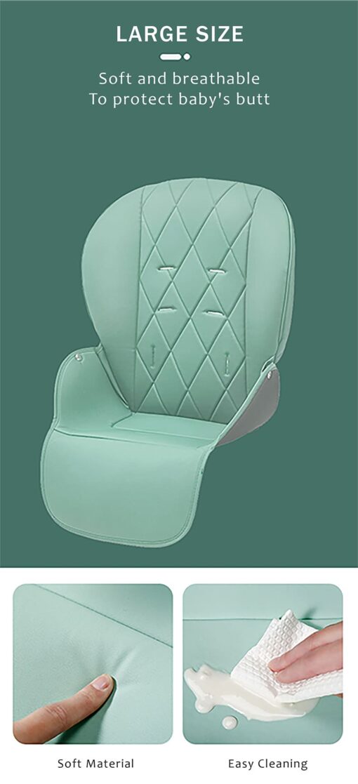 StarAndDaisy Let's Eat Multifunction Baby High Chair, Foldable Feeding Chair, Strong Dining Chair For Baby With Height Adjustment For 6 months to 4 years old (Blue) - Image 10