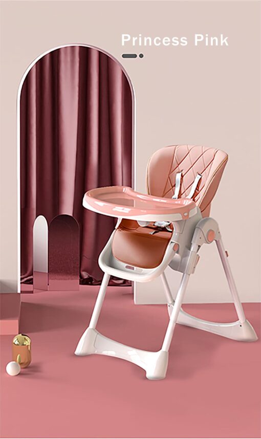 StarAndDaisy Let's Eat Multifunction Baby High Chair, Foldable Feeding Chair, Strong Dining Chair For Baby With Height Adjustment For 6 months to 4 years old (Blue) - Image 11