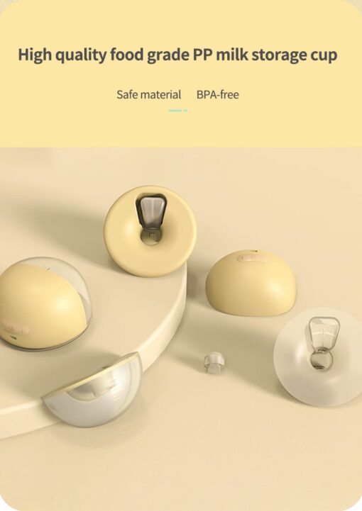 Real Bubee Wearable Electrical Breast Pump 9 Levels Hands Free Breast Pump with Memory Function Free Milk Bags (Green) - Image 12