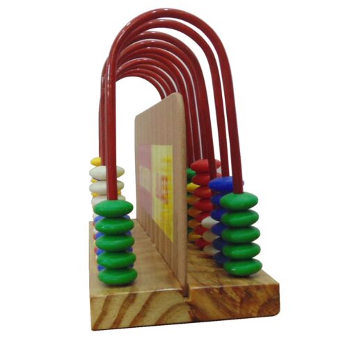 Wooden Calculation Abacus Counting Addition Subtraction | Maths Learning Early Educational Kit Toy for Kids 3+ Years (Wooden Teacher Abacus) - Image 5