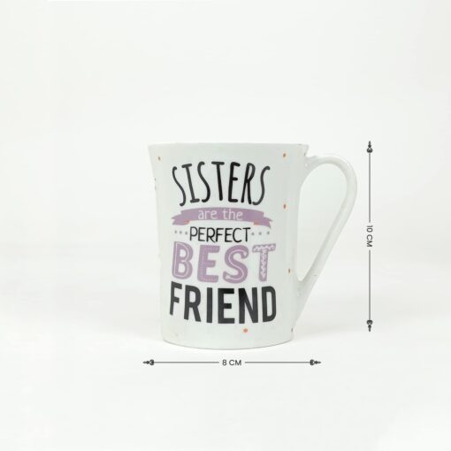 StarAndDaisy Sister Coffee Mug - Ceramic Bone China Tea Coffee Milk Cups Set of 2 - SND-MM-08 - Image 5