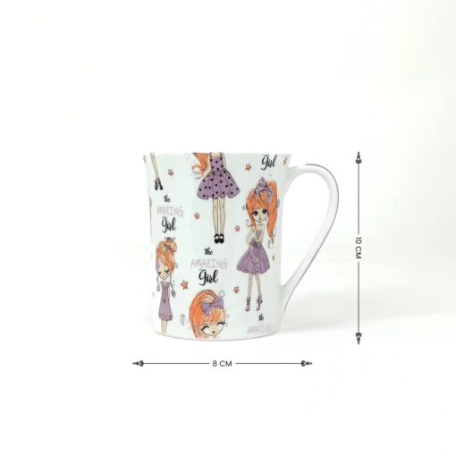 StarAndDaisy  Stylish Espresso Mugs - Ceramic Bone China Tea Coffee Milk Cups - Coffee Mugs Set of 2 - SND-MM-21 - Image 5