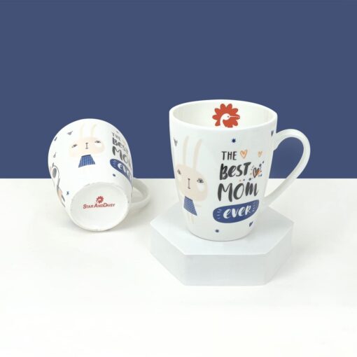 StarAndDaisy Coffee Mug Set of 2 | Dishwasher & Microwave Safe | Ceramic Bone China Cup to Gift to Best Friend | Ceramic Tea Coffee Milk Cups. (SND-MM-13) - Image 2