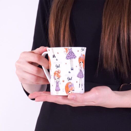 StarAndDaisy  Stylish Espresso Mugs - Ceramic Bone China Tea Coffee Milk Cups - Coffee Mugs Set of 2 - SND-MM-21 - Image 2