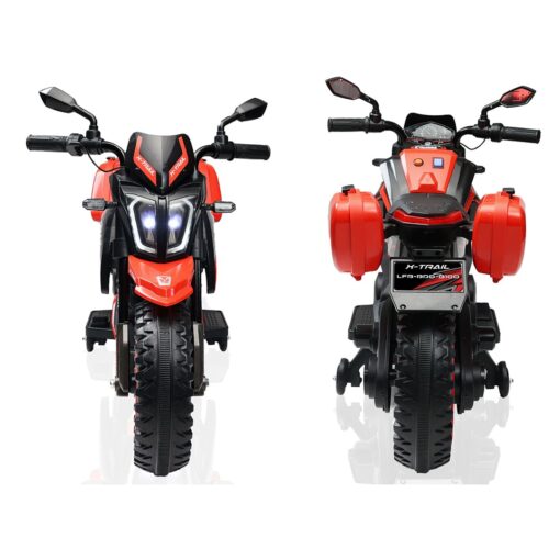 X-Trail Sports Electric Motor Bike 12v Rechargeable Battery Operated Motorcycle Ride on Bike-Ride on Kids- Kids to Drive Toy Bike Suitable for for Boys, Girls Age for 3-7 Years (Red | LFB-BDQ8100) - Image 2