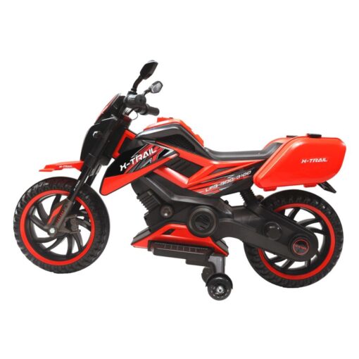 X-Trail Sports Electric Motor Bike 12v Rechargeable Battery Operated Motorcycle Ride on Bike-Ride on Kids- Kids to Drive Toy Bike Suitable for for Boys, Girls Age for 3-7 Years (Red | LFB-BDQ8100) - Image 12