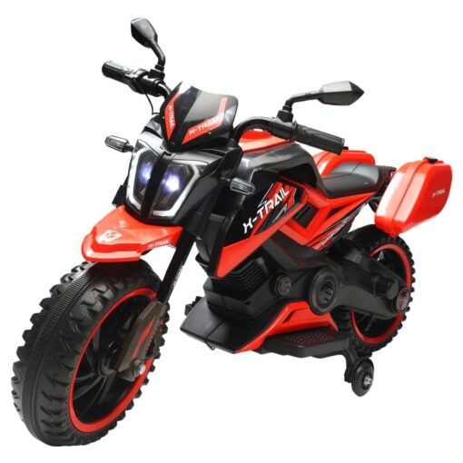 X-Trail Sports Electric Motor Bike 12v Rechargeable Battery Operated Motorcycle Ride on Bike-Ride on Kids- Kids to Drive Toy Bike Suitable for for Boys, Girls Age for 3-7 Years (Red | LFB-BDQ8100) - Image 13