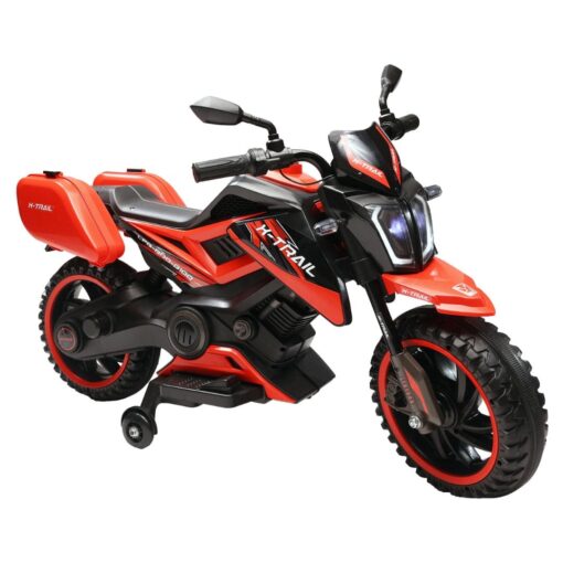 X-Trail Sports Electric Motor Bike 12v Rechargeable Battery Operated Motorcycle Ride on Bike-Ride on Kids- Kids to Drive Toy Bike Suitable for for Boys, Girls Age for 3-7 Years (Red | LFB-BDQ8100) - Image 14